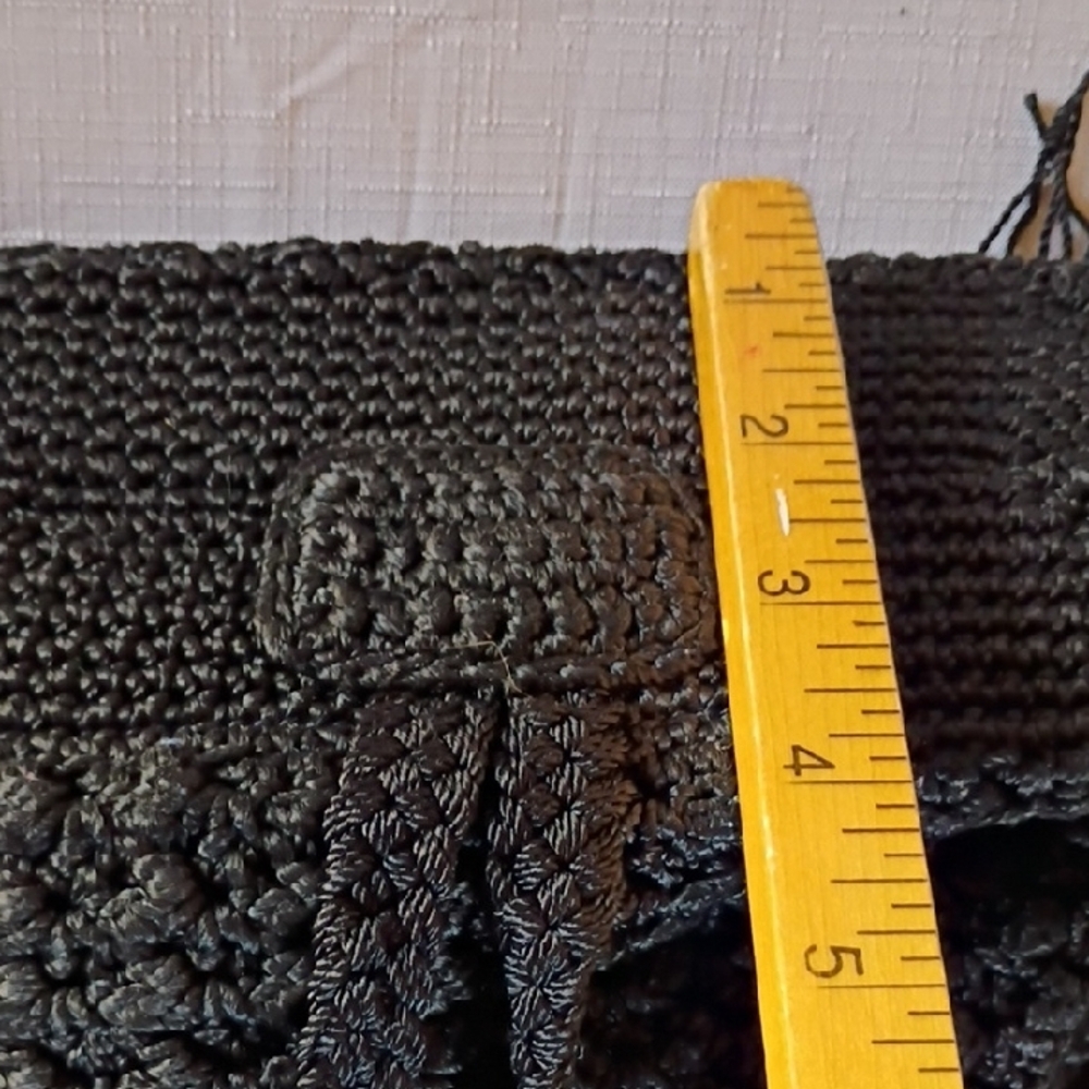The Sak Black Crochet Backpack - Picture 9 of 10